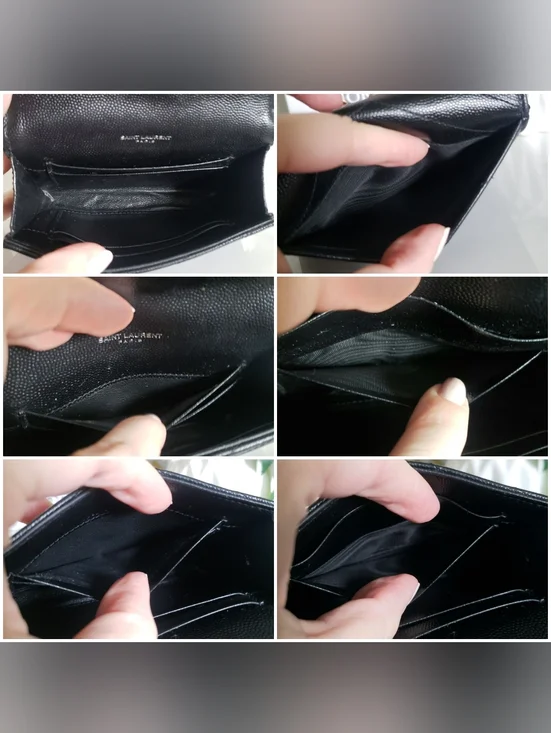 Authentic Pre-owned Yves Saint Laurent Envelope Compact Wallet - Picture 9 of 15